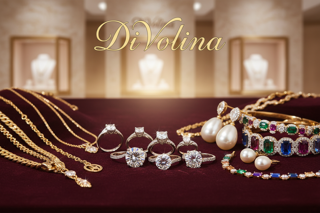DiVolina name store on the picture jewelry 
