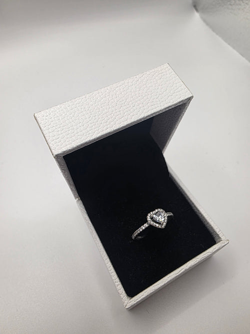 DiVolina Elevated heart Ring sterling silver 925