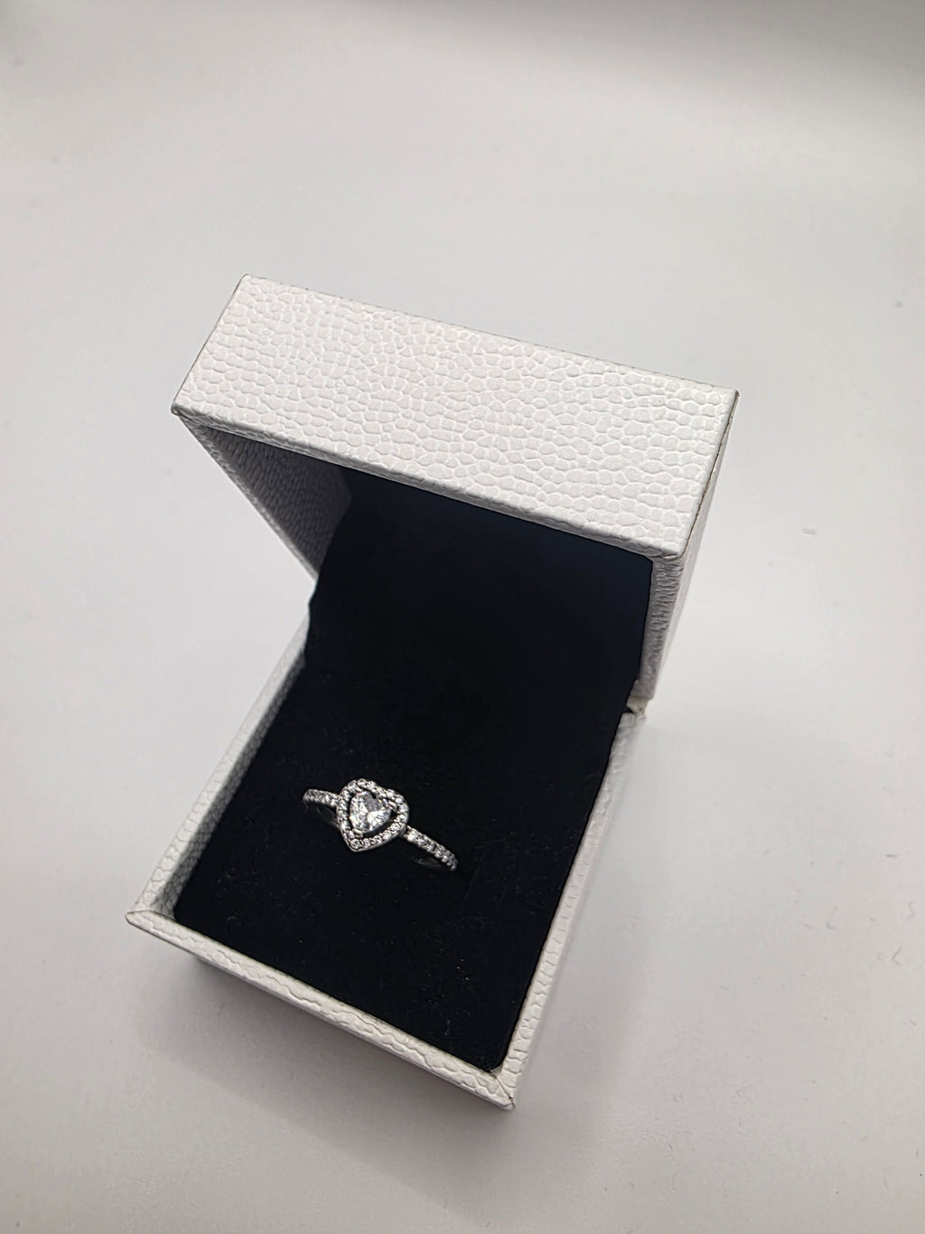 DiVolina Elevated heart Ring sterling silver 925