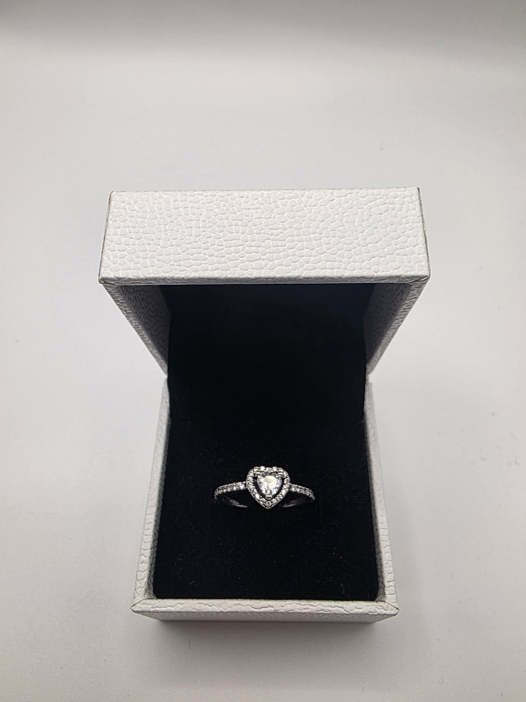 DiVolina Elevated heart Ring sterling silver 925